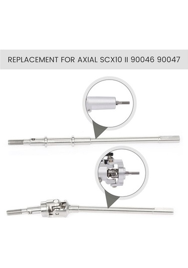 Bloomnest Axial Scx10 Iı 90046 90047 Paslanmaz Çelik Ön Arka Tahrik Mili Yedek Parça