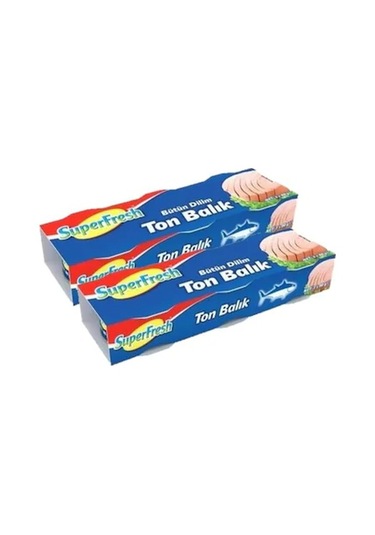 Superfresh Ayçiçek Yağlı Ton Balığı 6 x 80 G