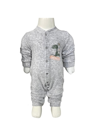 Kadife Ayaksız Patiksiz Tulum 0-6 Ay Grimelanj