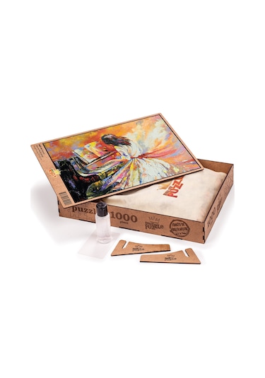 King Of Puzzle Piyanist Ahşap Puzzle 1000 Parça