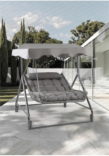 Capri Swing Capri Bed Rattan Bahçe Salıncağı Balkon Salıncağı 001