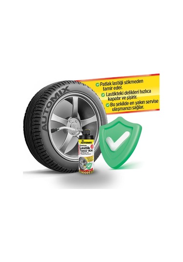 Automix Premium Lastik Tamir Spreyi 400ml