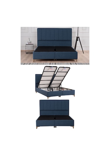 Kilim Mobilya Gold Therapy Başlık ( Baza Ve Yatak Dahil Değildir ) 150'lık Mavi