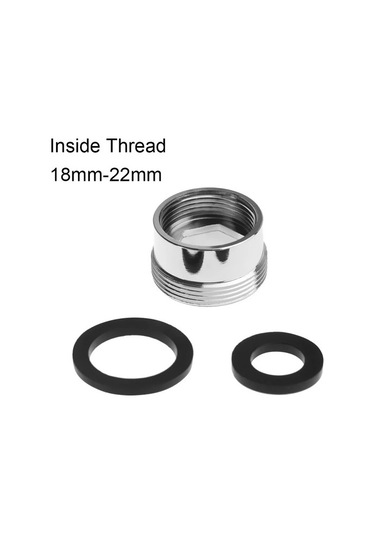 Joyhub Mingjin Shop2 18mm-22mm Stilinde Musluk Havalandırıcı Konektörü Metal Dış Iç Dişli Mutfak Musluğu Için Su Tasarrufu Adaptörü Mm Ila Contalı 2x4kvı Renkli Çok Renkli