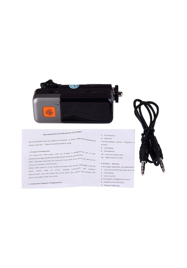 Bc11 Çift Usb Araç Şarj Cihazı Bluetooth Fm Verici Kiti, Destek Lcd Ekran / Tf Kart Müzik Çalma / Eller Serbest