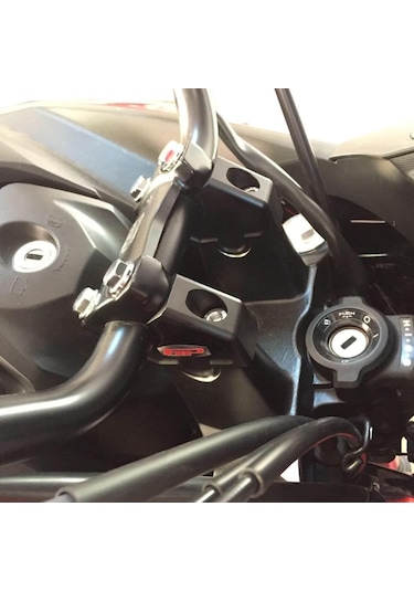 GP Kompozit Honda NC 700 X-S / NC 750 X-S 2012-2025 Uyumlu Gidon Yükseltme Siyah