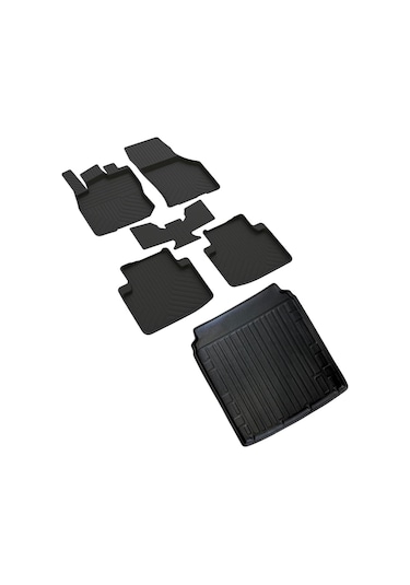 Volkswagen Passat B9 Ferrous 4D Havuzlu Kauçuk Paspas ve ALT 3D Bagaj Havuzu 2024 ve Üstü