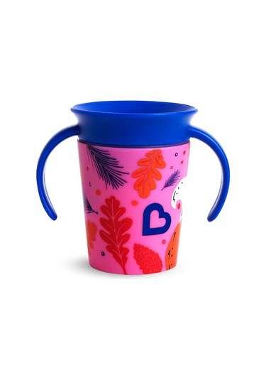 Munchkin Mucize 360 Alıştırma Bardağı Tilki 6ay+ 177 ML 1 Adet Mavi