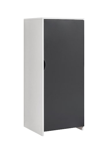 Ranza, Litera Ranza Dolap Çalışma Masası Beyaz-antrasit 90 X 190 CM