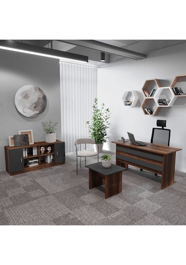 Robinhome Robin Home Verona Abf Ofis Büro Seti Çalışma Masası Takımı Barok-