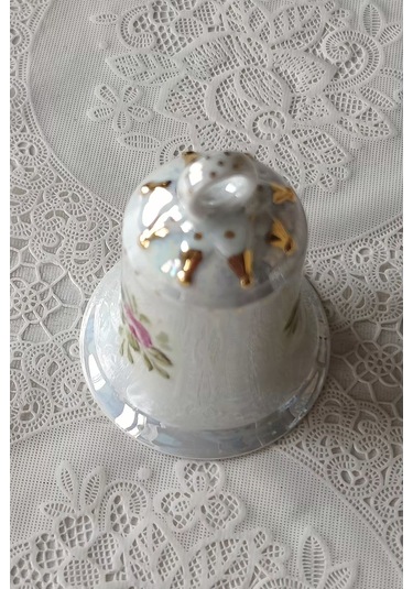 Nurantik Antika Porselen Çan Çiçekli 5x8 Cm