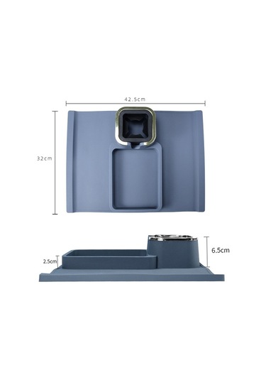 Sones Kanepe Kol Dayanağı Araba Kol Dayanağı Silikon Bardak Altlığı Isı Yalıtımı Haşlanma Önleyici Bardak Tutucu Mavi