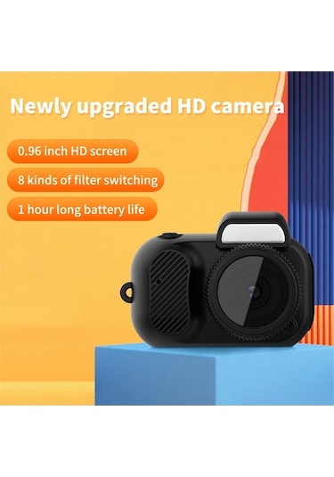 Bosphorusboutique Y3000 Dijital Video Kamera 0.96 İnç Ekran Mini 1080p Hd Kamera Açık Hava Sporlar Vb