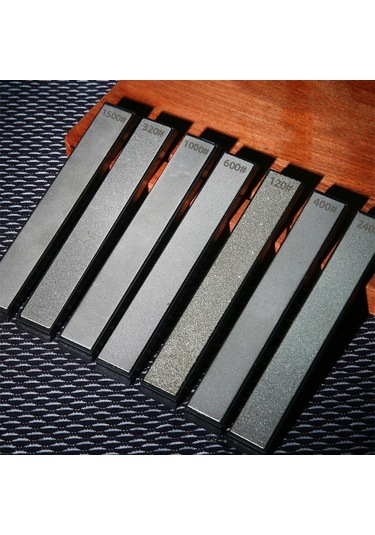 Elmas Bileme Ev Mutfak Hızlı Bileme Araçları 80-3000 Makas Diğer Taşlar Taş Whetstone Bileyici Bıçak Seti Sabit Açılı Bıçaklar 150x20mm 1500grit