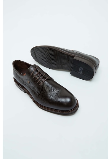 Tamer Tanca Erkek Hakiki Deri Kahverengi Casual Ayakkabı 183 12466 ERK AYK SK23/24 Kahverengi