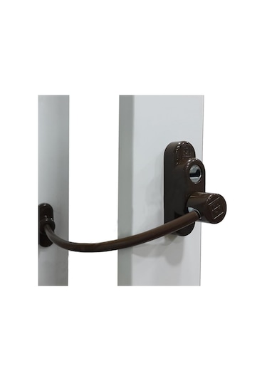 10 Adet Penkid Pvc Kapı Pencere Çocuk Güvenlik Kilidi Koyu Kahve