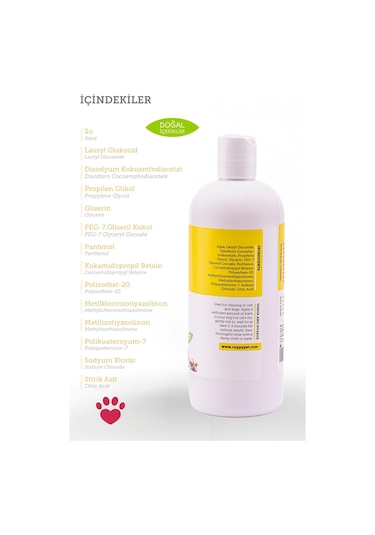 Cuppypet Evcil Hayvanlar İçin Arındırıcı Şampuan 400 ML