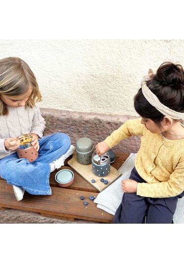 Lassig Happy Prints Yemek Termosu Light Olive Yeşil