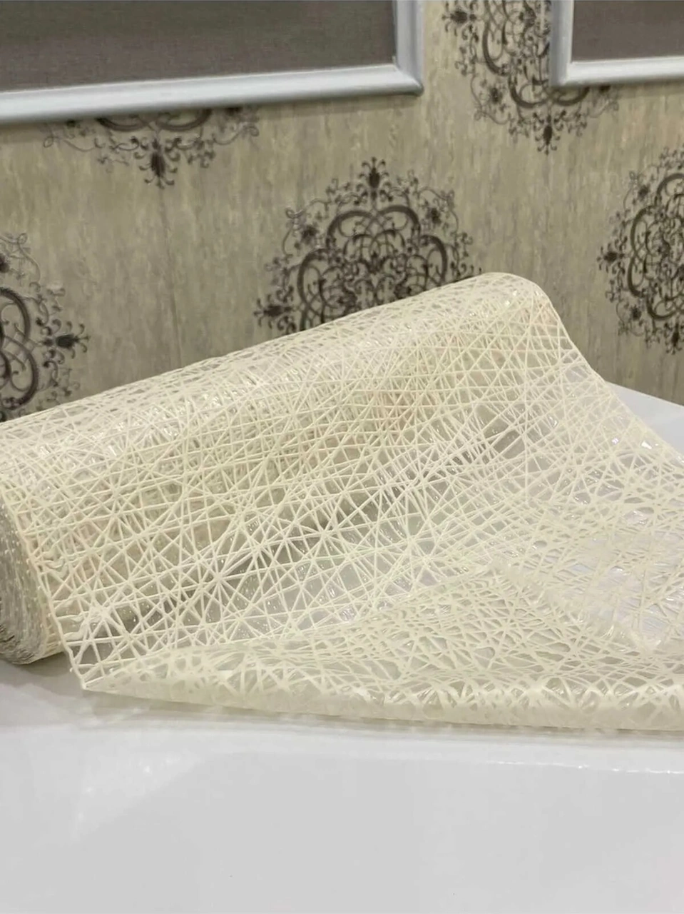 Rona Home Şeffaf Kaymaz Pvc Raf Örtüsü Buzdolabı Çekmece Mutfak Banyo Dolap Içi Çok Amaçlı Tüm Çeşitler Krem