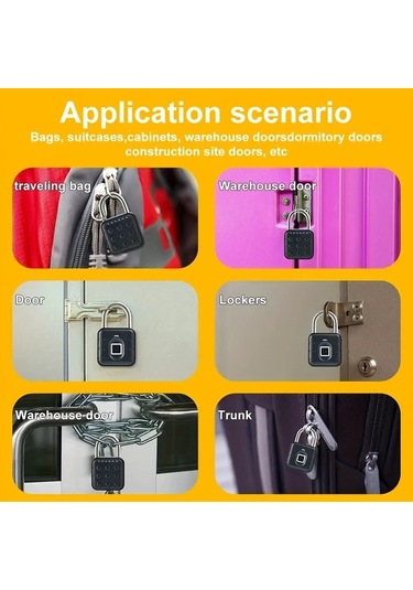 Dashanshop Elektronik Şifreli Kilit Metal Gövde Ip67 Su Geçirmez Pil Güçlü Bagaj Kapı Dolap