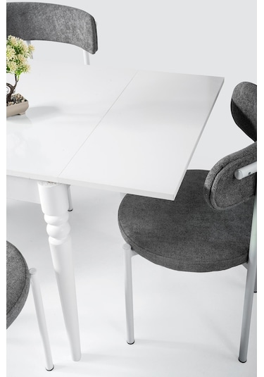 Pınar Alfa Açılır Mutfak Masa Sandalye Takımı 70x80