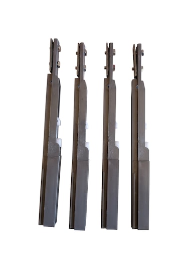 Yeşilax Sürgülü Dolap Ray Sistemi Üstten Askı Mekanizma Rulmanlı Krom