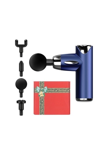 Fitness Fasyal Tabancası Profesyonel Kas Gevşeme Masajı Ev Akıllı Servikal Masaj Tabancası Fasya Tabancası Jf4jdp Açık Mavi