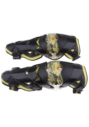 Homyl Çift Motosiklet Motokros Vücut Koruyucu Dişli Diz Sarı Sarı