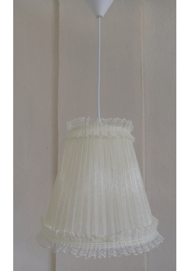 N-09 Krem Organze Yatak Odası Çocuk Ve Bebek Odası Avize Krem