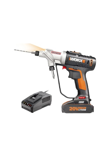 WORX WX176.9C Çift Mandrenli Profesyonel Şarjlı Vidalama + 16 Parça Uç