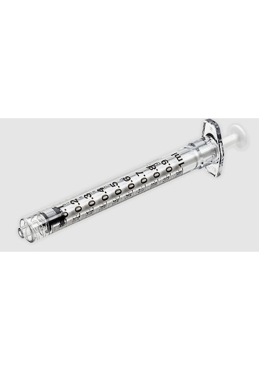 BD 1 ML Luerlock Kilitli İğnesiz Enjektör 100 Adet