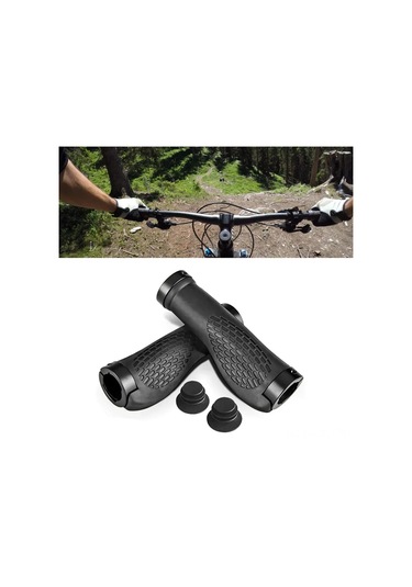 Samdoo Dağ Bisikleti Ergonomik Tutamak, Kauçuk-alüminyum, Kaymazsız, Kol Yorumu Azaltan, 2.2cm Kalibre, Kolay Kurulum Bisiklet Aksesuarı