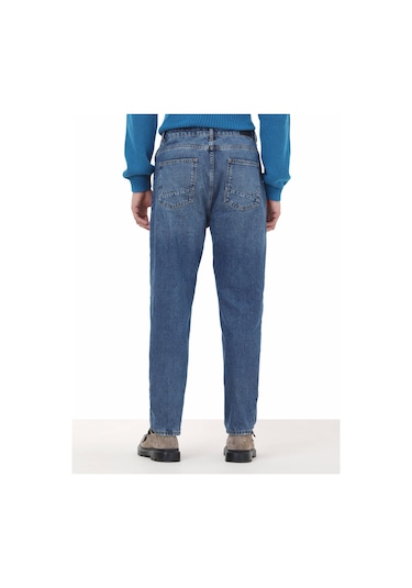Kip Lacivert Denim Pamuk Karışımlı Pantolon Çok Renkli
