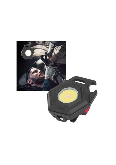 Yunboo Cob Mini El Feneri 500lm Usb Type-c Şarj Edilebilir, Manyetik Tutma, Tripod, Çanta Açıcı, Cep Boyutunda Kamp Balıkçılık Için Çok Renkli