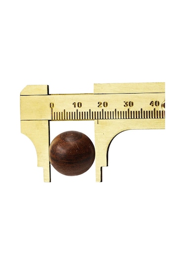 Taşınabilir Mini Pirinç Sürgülü 80mm Ölçer Sürmeli Boncuk Takı Ölçme Kumpas