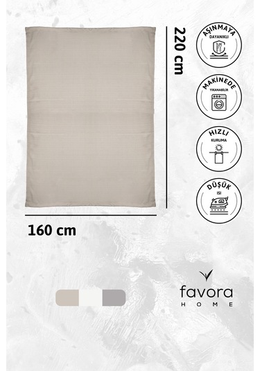 Nayra Keten Masa Örtüsü 160x220 - Vizon Vizon