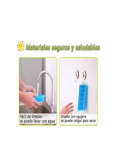 Teltree 15 Lü Silikon Buz Kabiği, Kapaçklı Buzluk, Pastry Ve Çikolata Kalıbı, Bebek Yemeği Kutusu - Isı Dirençli, Kolay Çıkarım Mavi/mor/yeşil Çok Renkli