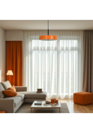 Eddal Turuncu Sarkıt Avize Turuncu