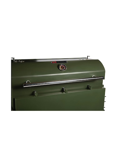 Igrıll Barbekü 1000 Mm Kömürlü Mangal Yeşil