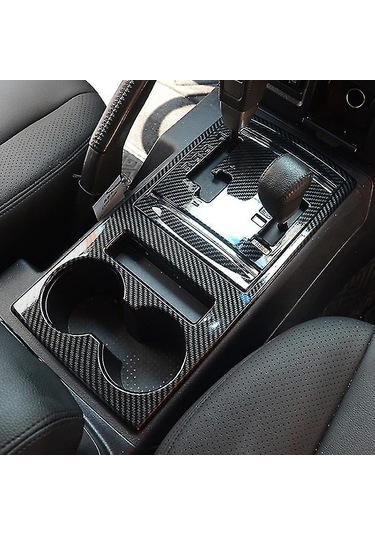 Monyee Mitsubishi Pajero 2007-2019 İçin Abs Karbon Fiber Dokulu Vites Panel Kapağı - Korozyon Ve Çizikten Koruma, Kolay Kurulum