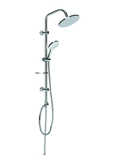 Creavit SH640 Tepe Duş Sistemi Kendinden Temizleyicili (Oval) Krom