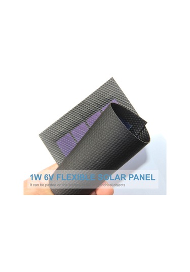 Padalink Esnek Amorf Silikon Güneş Paneli 6v 1w - İçinde Ve Dışarıda Kullanılabilir, Ip65 Su Geçirmez, Cep Cihazları Ve Oyuncaklar İçin Şarj Edici