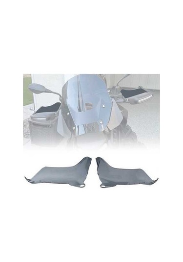 Pazly R1300gs 2023-2024 Abs Motor El Koruyucu - Siyah/şeffaf Gri, Kullanışlı Ve Güvenli El Koruma