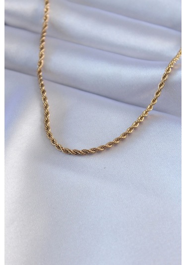 Dodes Dodes 316l Çelik Gold Renk Burgu Model 45 Cm Kadın Kolye Tg27bko7586 Çok Renkli