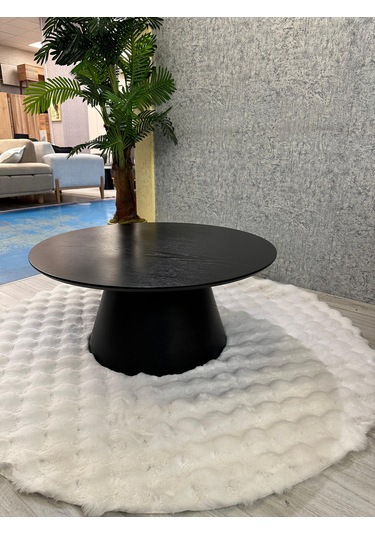 Meşe Kaplamalı Orta Sehpa