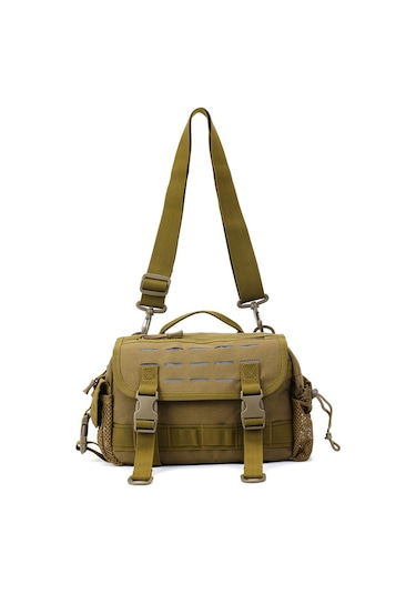 Geeksen Balıkçılık Çantası Açık Hava Balıkçılık Çantası Saklama Çantası Bel Çantası Çapraz Askılı Balıkçılık Çantası Avcılık Yürüyüş Kamp