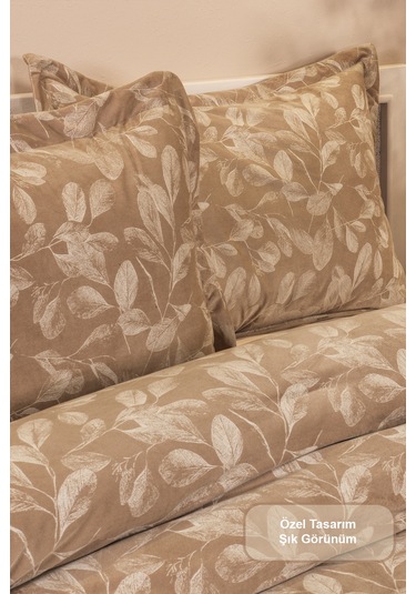 Elart Stella Comfort Uyku Seti Yatak Örtüsü Çift Kişilik 3 Parça 220x240 Cm Bej Bej