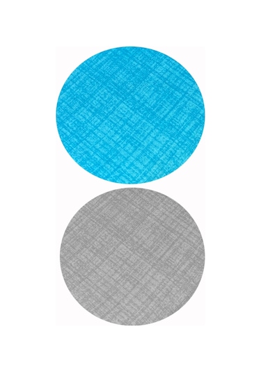 Alla Turca Çift Taraflı Lux Uyku Seti - Çift Kişilik Özel Çantalı Turkuaz- Gri Turkuaz - Gri