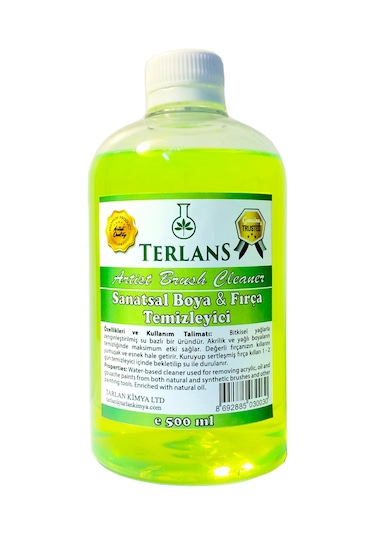 Terlans Yağlı Boya Seti Yardımcı Malzemeler 3 X 500 Ml