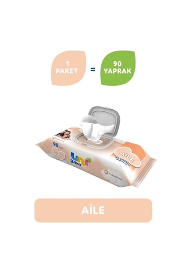 Unı Baby 90'Lı Aıle Islak Havlu 4825
